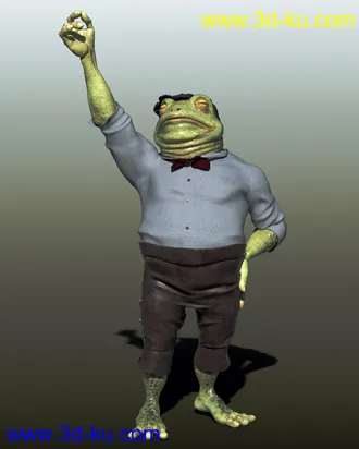3D打印模型Dapper Toad Poses for Bullwarg HD的图片