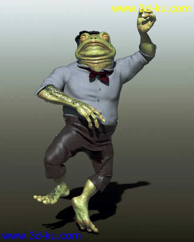 Dapper Toad Poses for Bullwarg HD模型的图片14