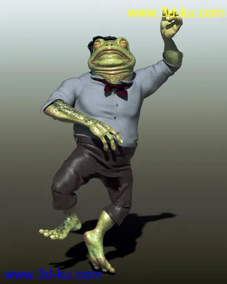 3D打印模型Dapper Toad Poses for Bullwarg HD的图片