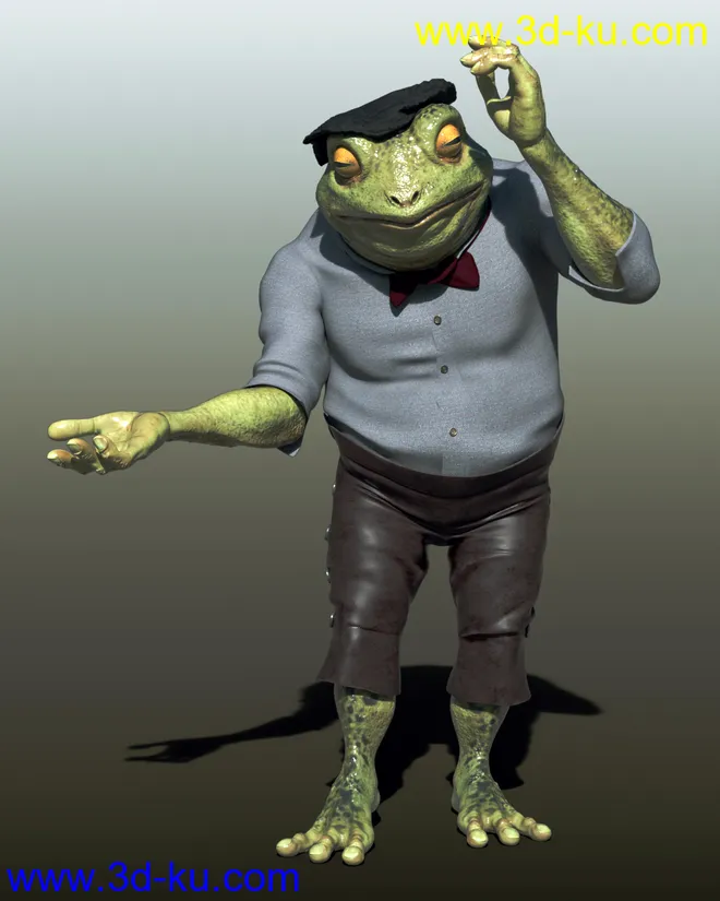 Dapper Toad Poses for Bullwarg HD模型的图片15