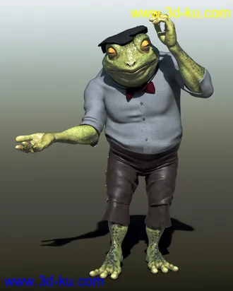 3D打印模型Dapper Toad Poses for Bullwarg HD的图片