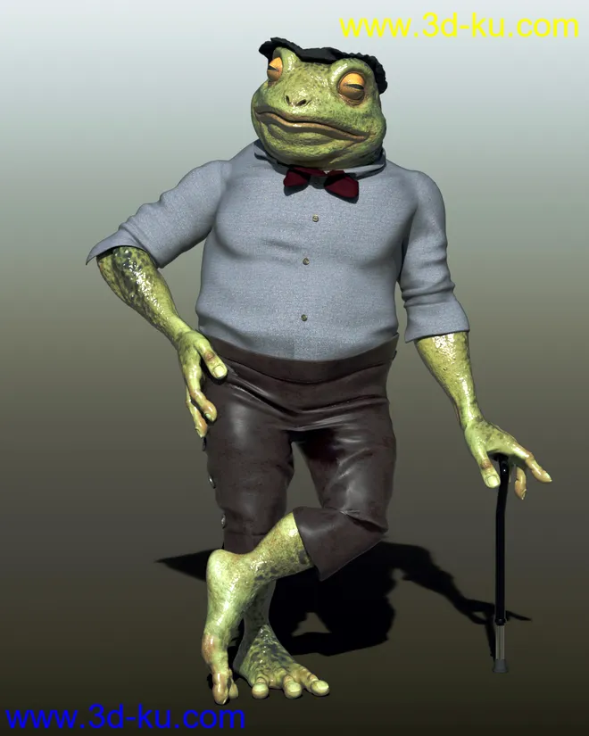 Dapper Toad Poses for Bullwarg HD模型的图片16