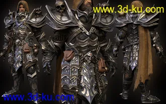 3D打印模型Dark Guard HD Armor Textures的图片