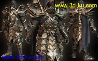3D打印模型Dark Guard HD Armor Textures的图片