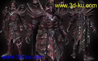 3D打印模型Dark Guard HD Armor Textures的图片