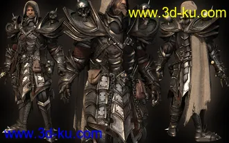 3D打印模型Dark Guard HD Armor Textures的图片