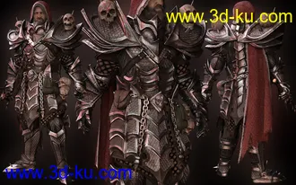 3D打印模型Dark Guard HD Armor Textures的图片
