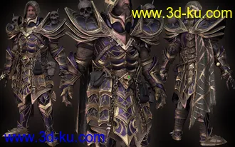 3D打印模型Dark Guard HD Armor Textures的图片