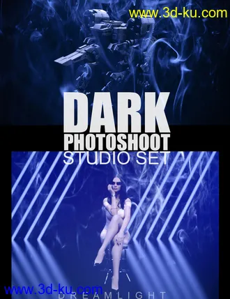 3D打印模型Dark Photoshoot Studio Set的图片