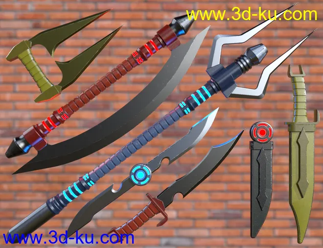 Dark Sci-fi Weapons模型的图片2