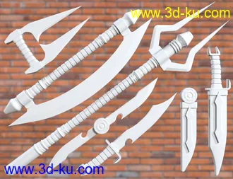 3D打印模型Dark Sci-fi Weapons的图片