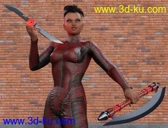 3D打印模型Dark Sci-fi Weapons的图片