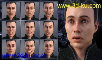 3D打印模型Darkness - Expressions for Genesis 8 Male and Landon 8的图片