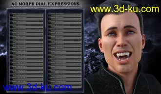 3D打印模型Darkness - Expressions for Genesis 8 Male and Landon 8的图片