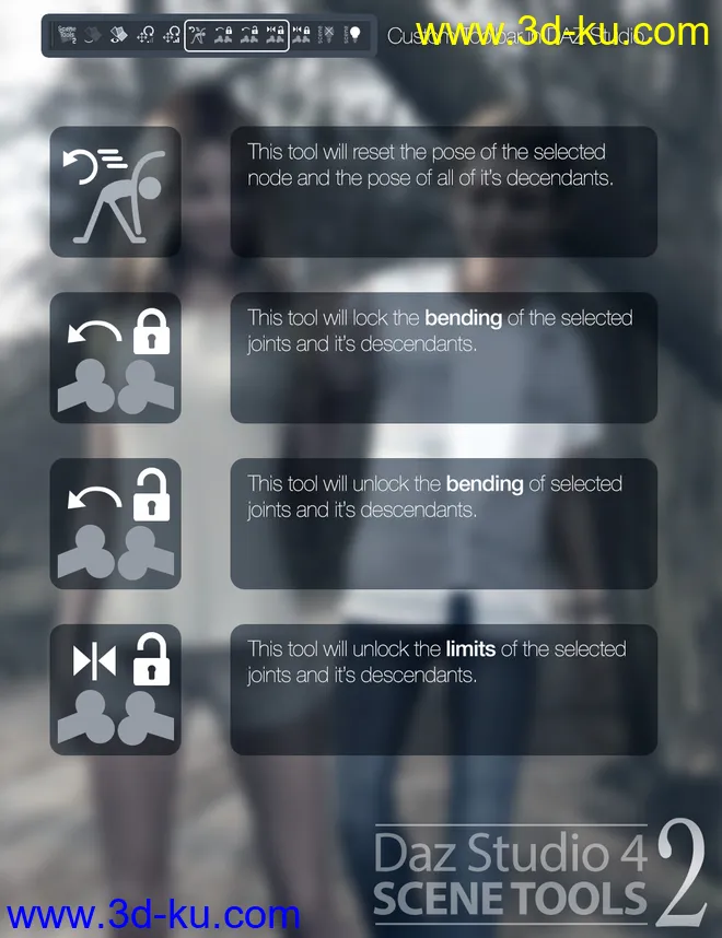 Daz Studio 4 Scene Tools Set 2模型的图片3