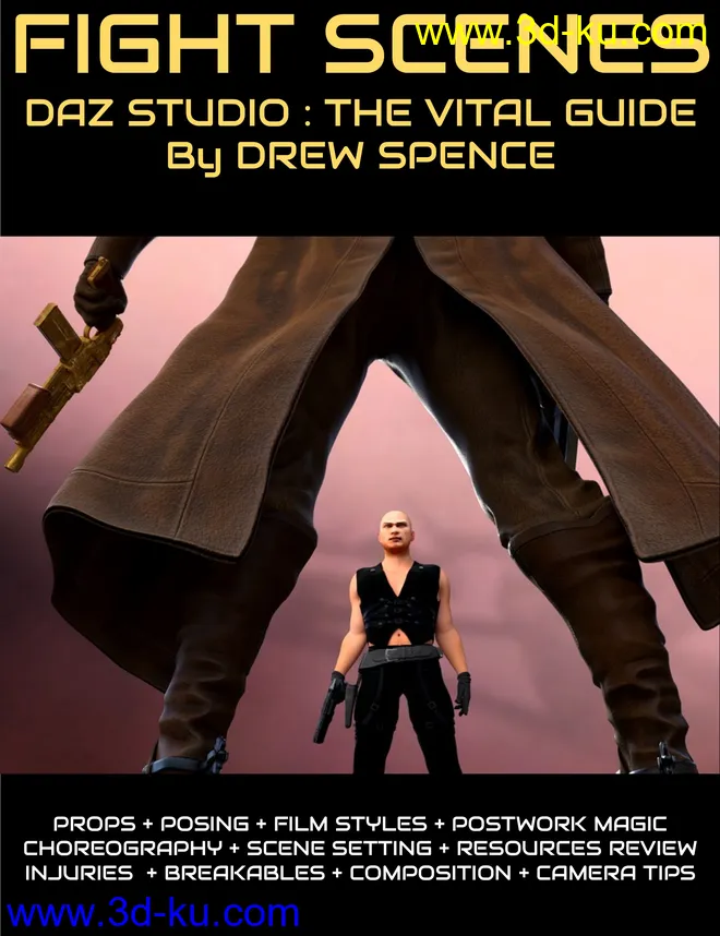 DAZ Studio FIGHT SCENES - The Vital Creative Guide模型的图片1