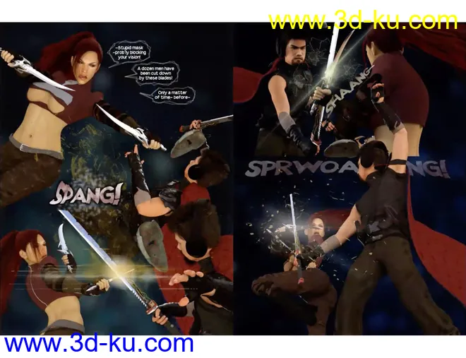 DAZ Studio FIGHT SCENES - The Vital Creative Guide模型的图片8