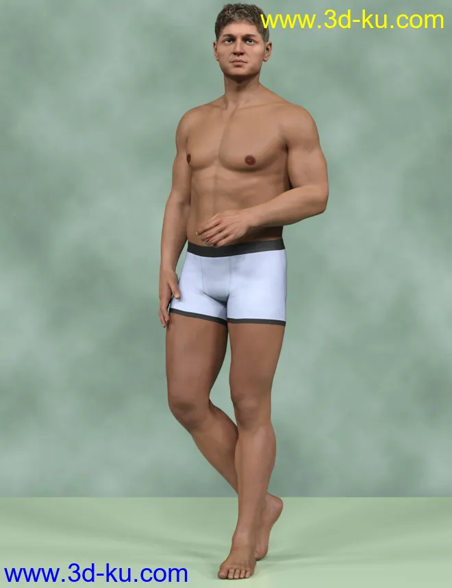 DE Laurence HD for Genesis 8 Male模型的图片2