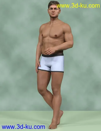 3D打印模型DE Laurence HD for Genesis 8 Male的图片
