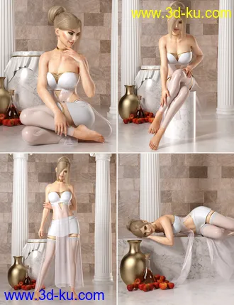 3D打印模型Delicatesse Pose Set for Genesis 8 Female(s)的图片