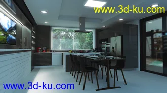 3D打印模型Designer's Kitchen的图片