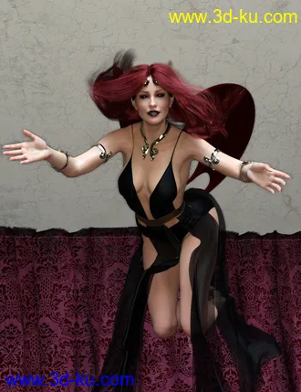 3D打印模型Devilish Poses For Genesis 8 Female的图片