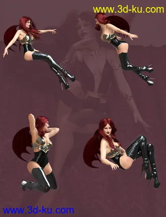 3D打印模型Devilish Poses For Genesis 8 Female的图片
