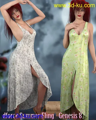 3D打印模型dforce - Summer Fling - Genesis 8的图片