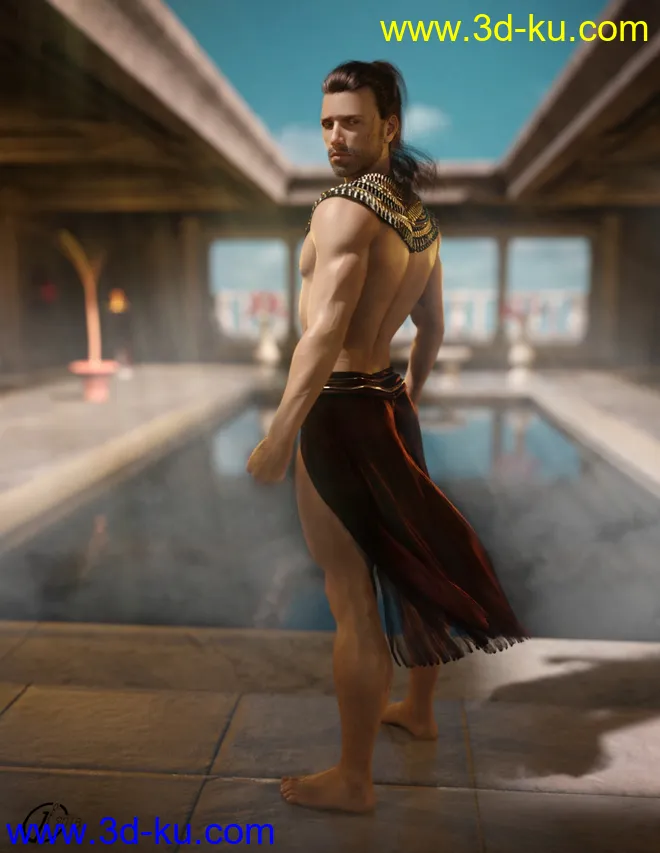 dForce Alascanus Outfit for Genesis 8 Male(s)模型的图片10