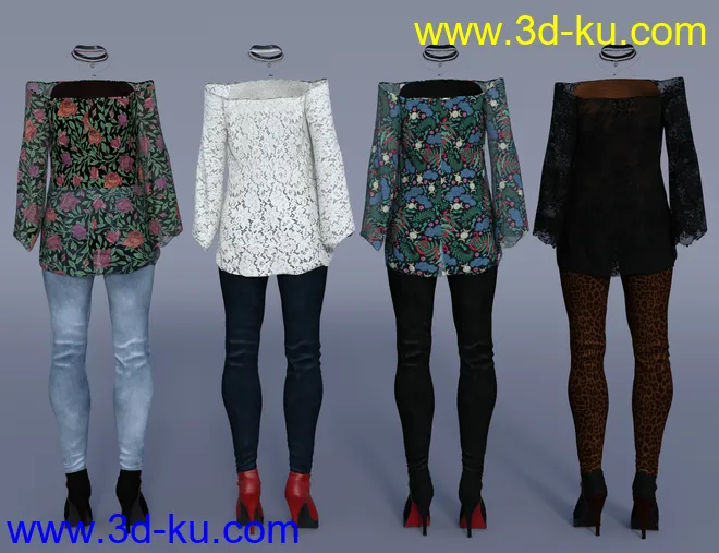 dForce Autumn Bloom Textures模型的图片2