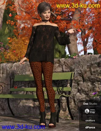 3D打印模型dForce Autumn Bloom Textures的图片