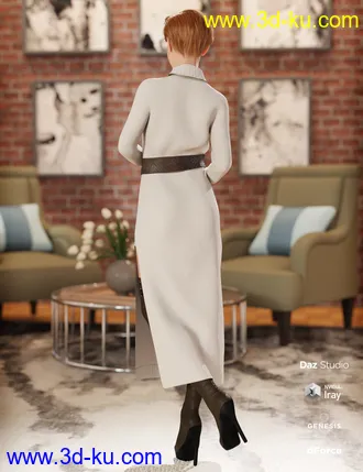 3D打印模型dForce Autumn Breeze Outfit for Genesis 8 Female(s)的图片