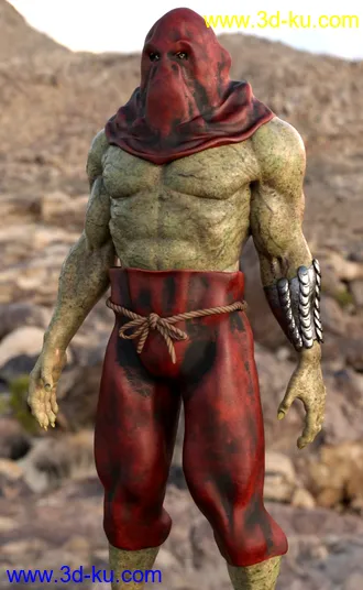 3D打印模型dForce Basic Outfit for Ogre HD and Genesis 8 Male的图片