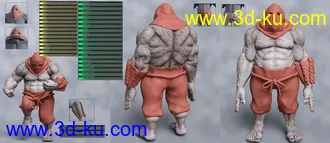 3D打印模型dForce Basic Outfit for Ogre HD and Genesis 8 Male的图片