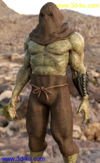 3D打印模型dForce Basic Outfit for Ogre HD and Genesis 8 Male的图片
