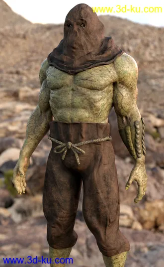 3D打印模型dForce Basic Outfit for Ogre HD and Genesis 8 Male的图片