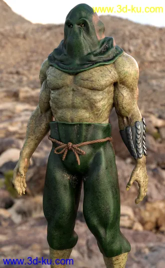 3D打印模型dForce Basic Outfit for Ogre HD and Genesis 8 Male的图片