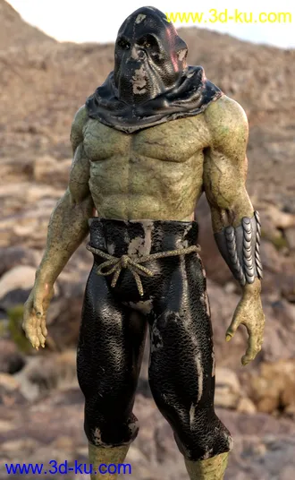 3D打印模型dForce Basic Outfit for Ogre HD and Genesis 8 Male的图片