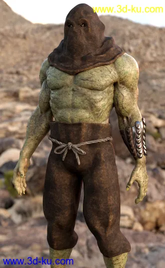 3D打印模型dForce Basic Outfit for Ogre HD and Genesis 8 Male的图片