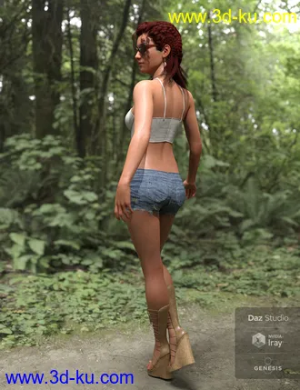 3D打印模型dforce Boho Style Outfit for Genesis 8 Female的图片