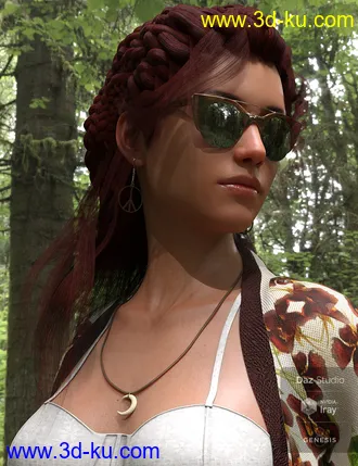 3D打印模型dforce Boho Style Outfit for Genesis 8 Female的图片