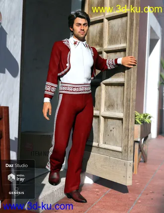 3D打印模型dForce Bolero Style Outfit Textures的图片