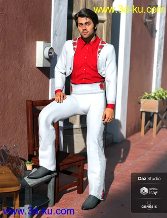 3D打印模型dForce Bolero Style Outfit Textures的图片