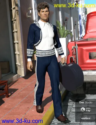 3D打印模型dForce Bolero Style Outfit Textures的图片