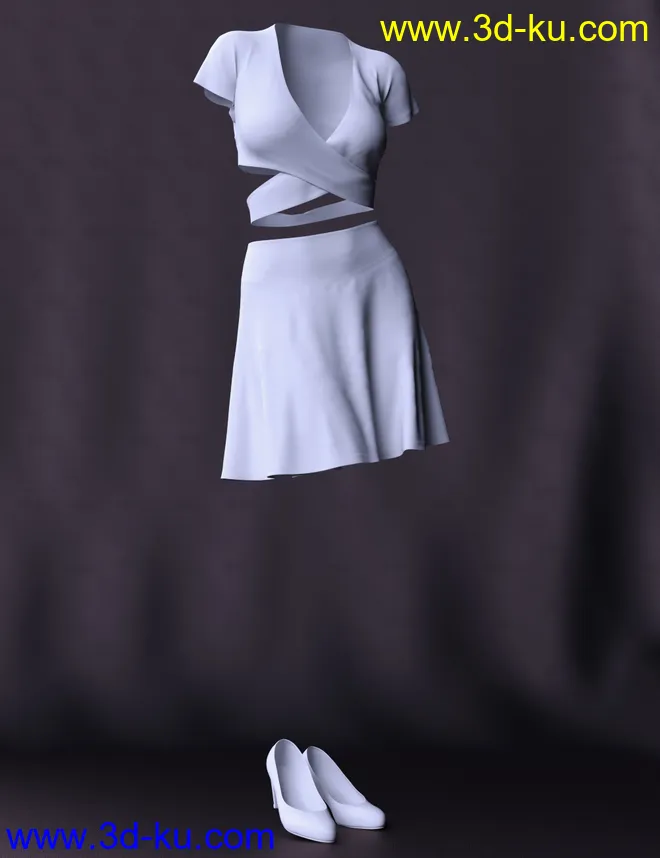 dForce Brazen Charm Outfit for Genesis 8 Female(s)模型的图片8