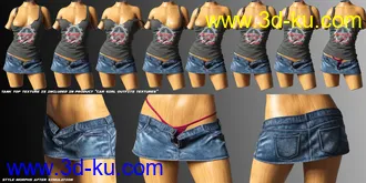 3D打印模型dForce Car Girl Outfits for Genesis 8 Female(s)的图片
