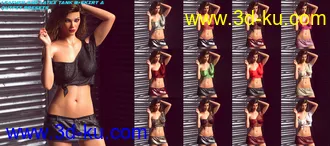 3D打印模型dForce Car Girl Outfits Textures的图片