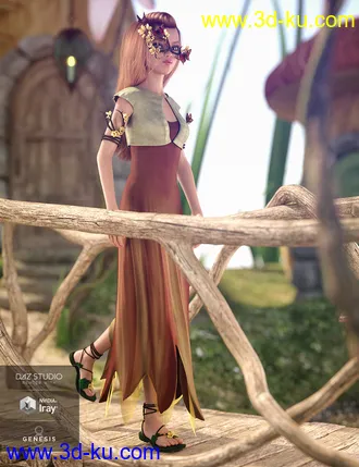 3D打印模型dForce Chrysalis Outfit Textures的图片