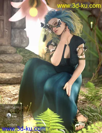 3D打印模型dForce Chrysalis Outfit Textures的图片