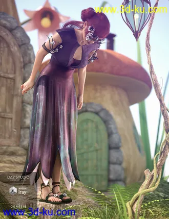 3D打印模型dForce Chrysalis Outfit Textures的图片